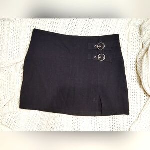 Umgee women's linen mini skirt
